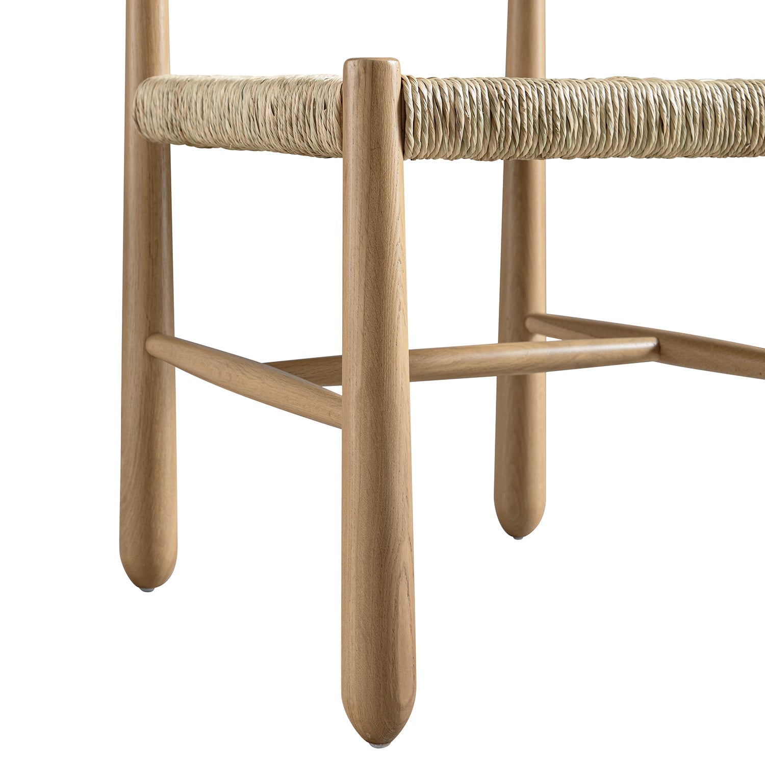 Tama Dining Chair, Woven Seagrass | Natural Solid Oak Frame