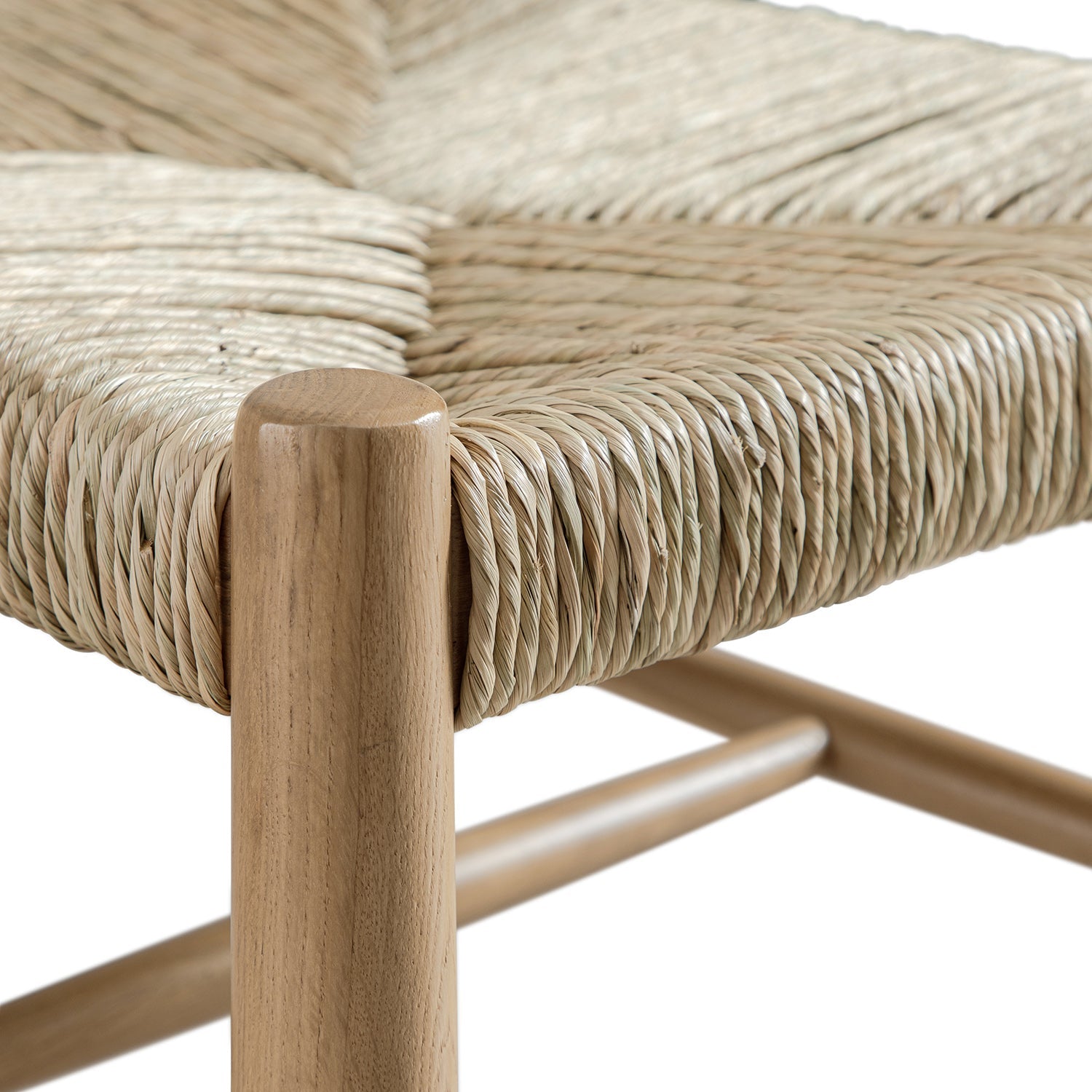 Tama Dining Chair, Woven Seagrass | Natural Solid Oak Frame