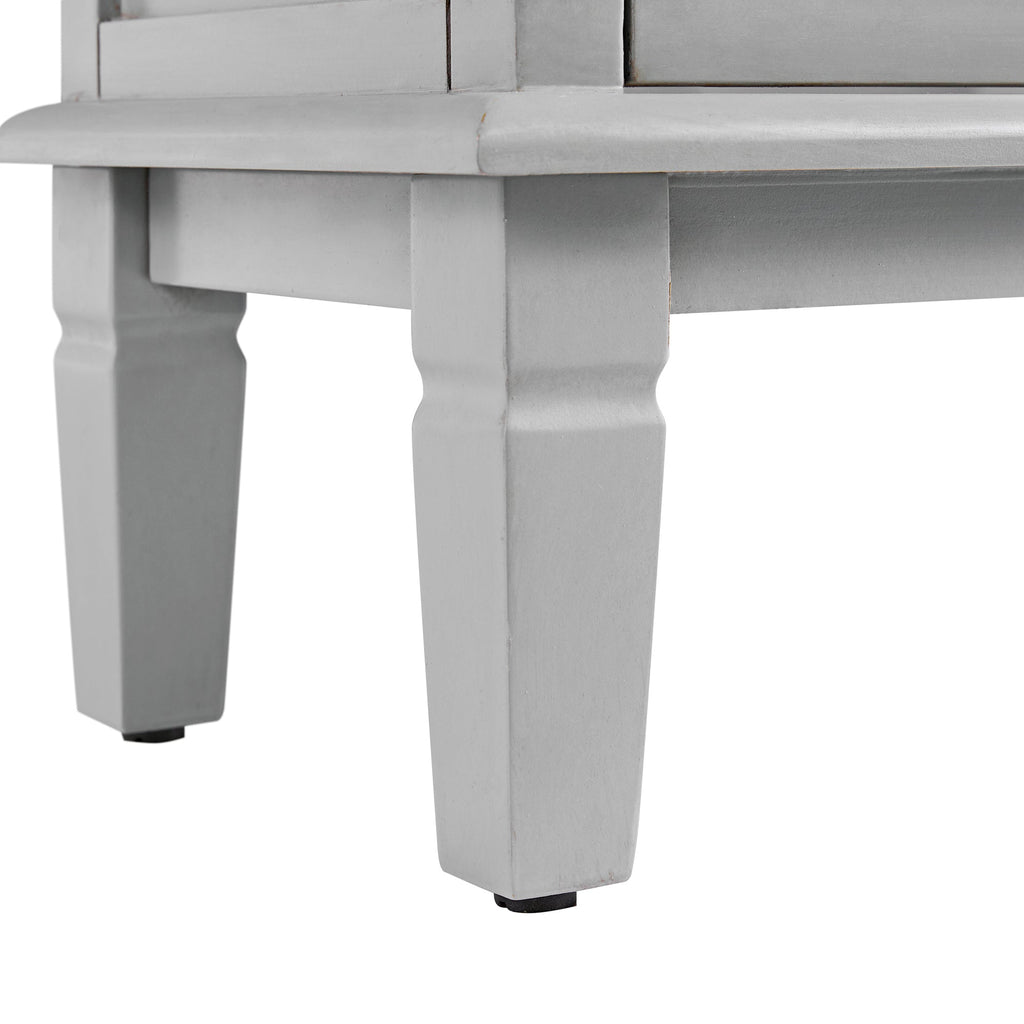 Chantilly Mid Grey Carved Bathroom Undersink Unit