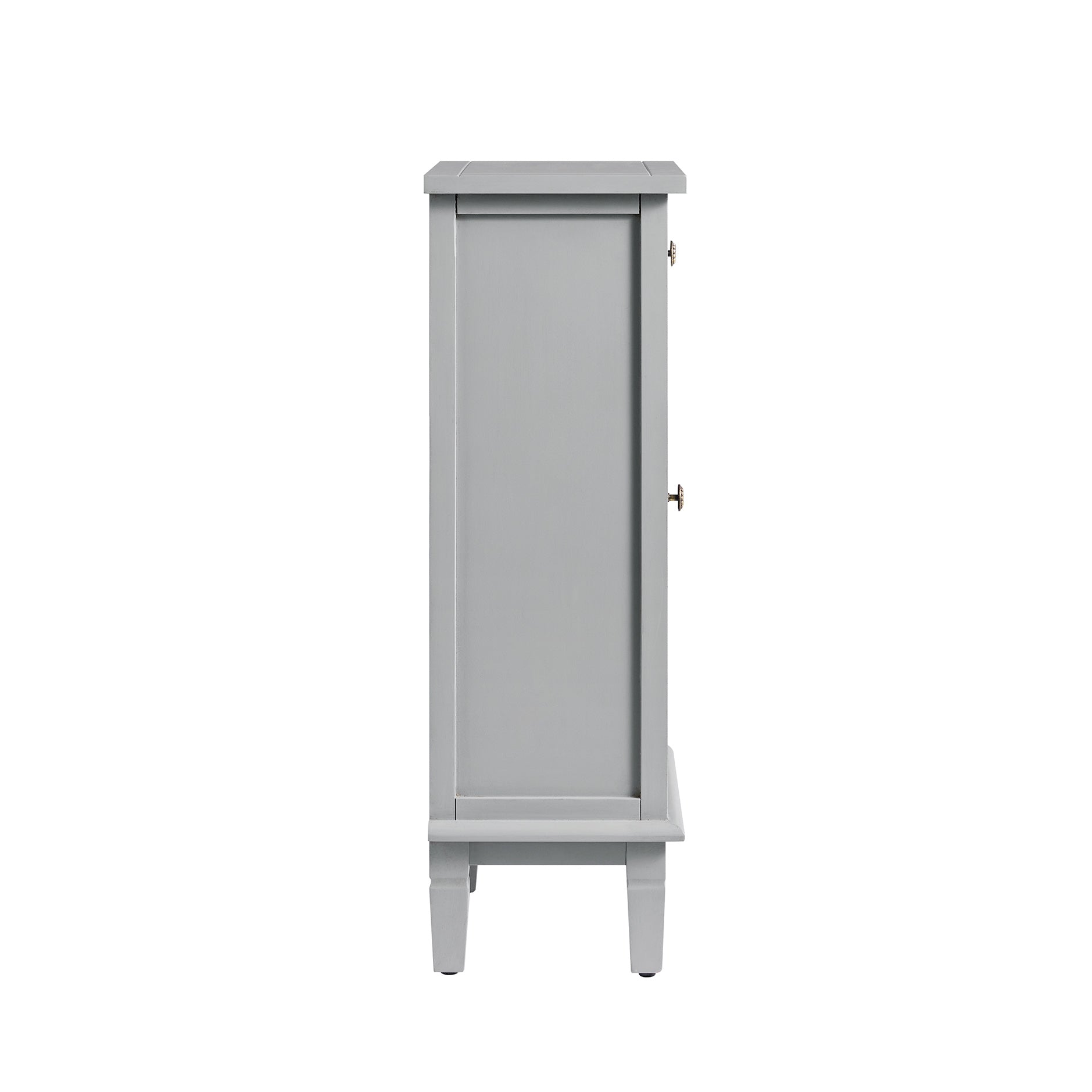 Chantilly Mid Grey Carved Bathroom Cupboard