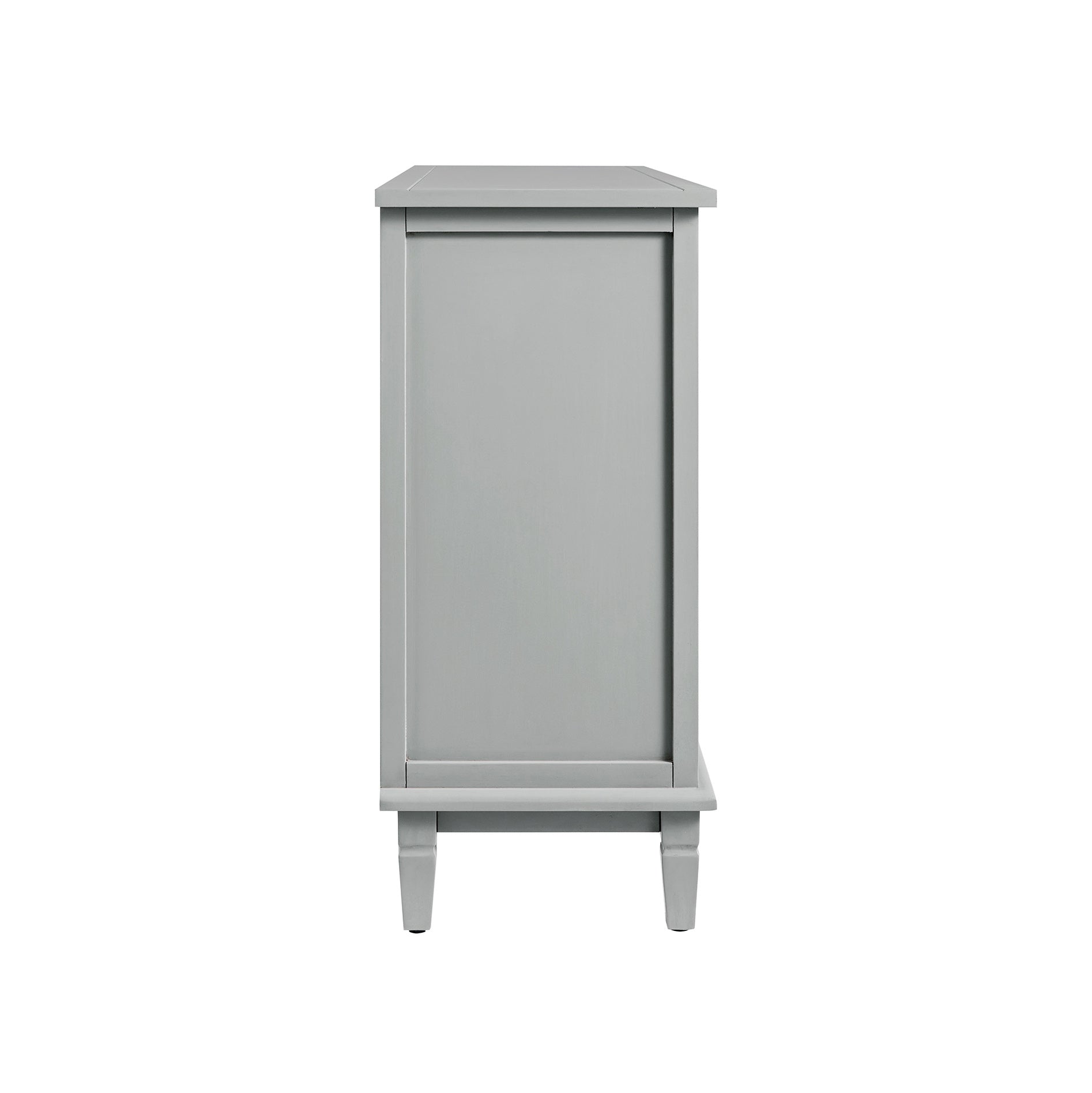 Chantilly Mid Grey Carved 3 over 4 Drawer Chest