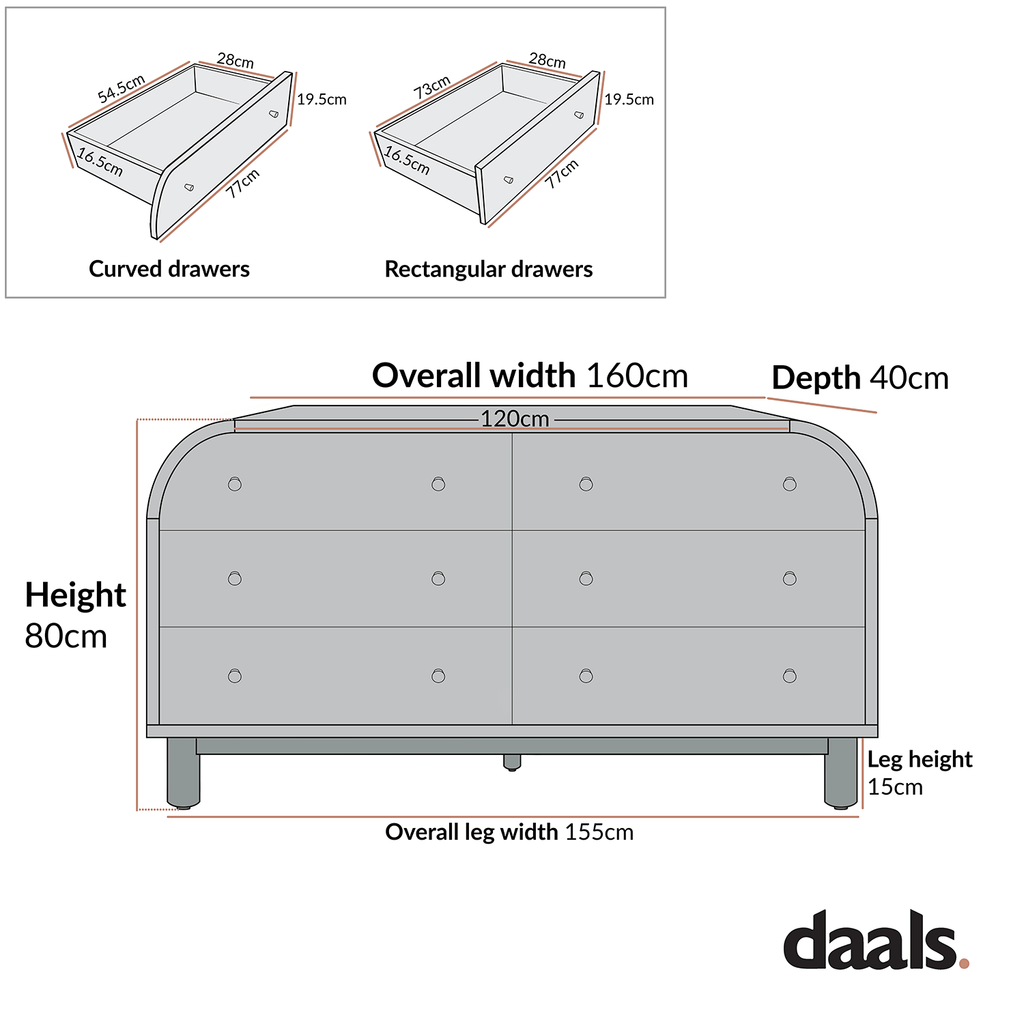 Maude Chest of 6 Drawers, Muted Pistachio Ash with Raffia