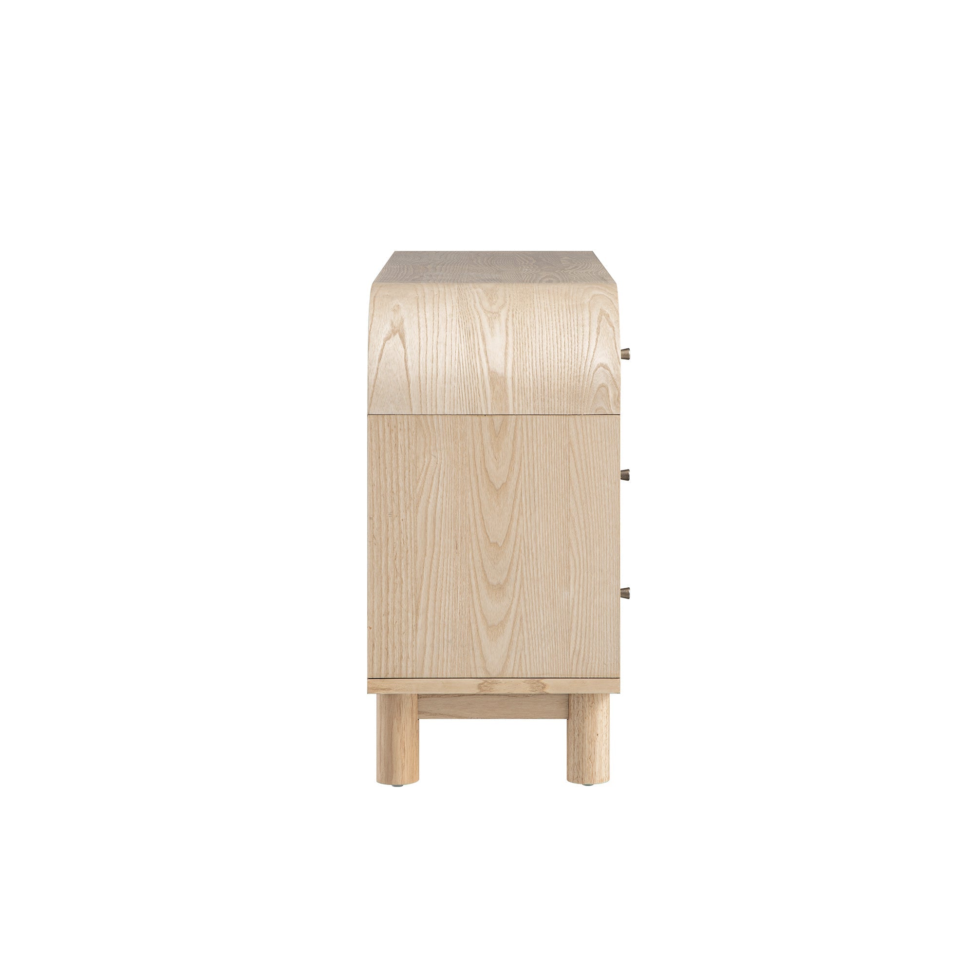 Maude Chest of 6 Drawers, Natural Ash with Raffia