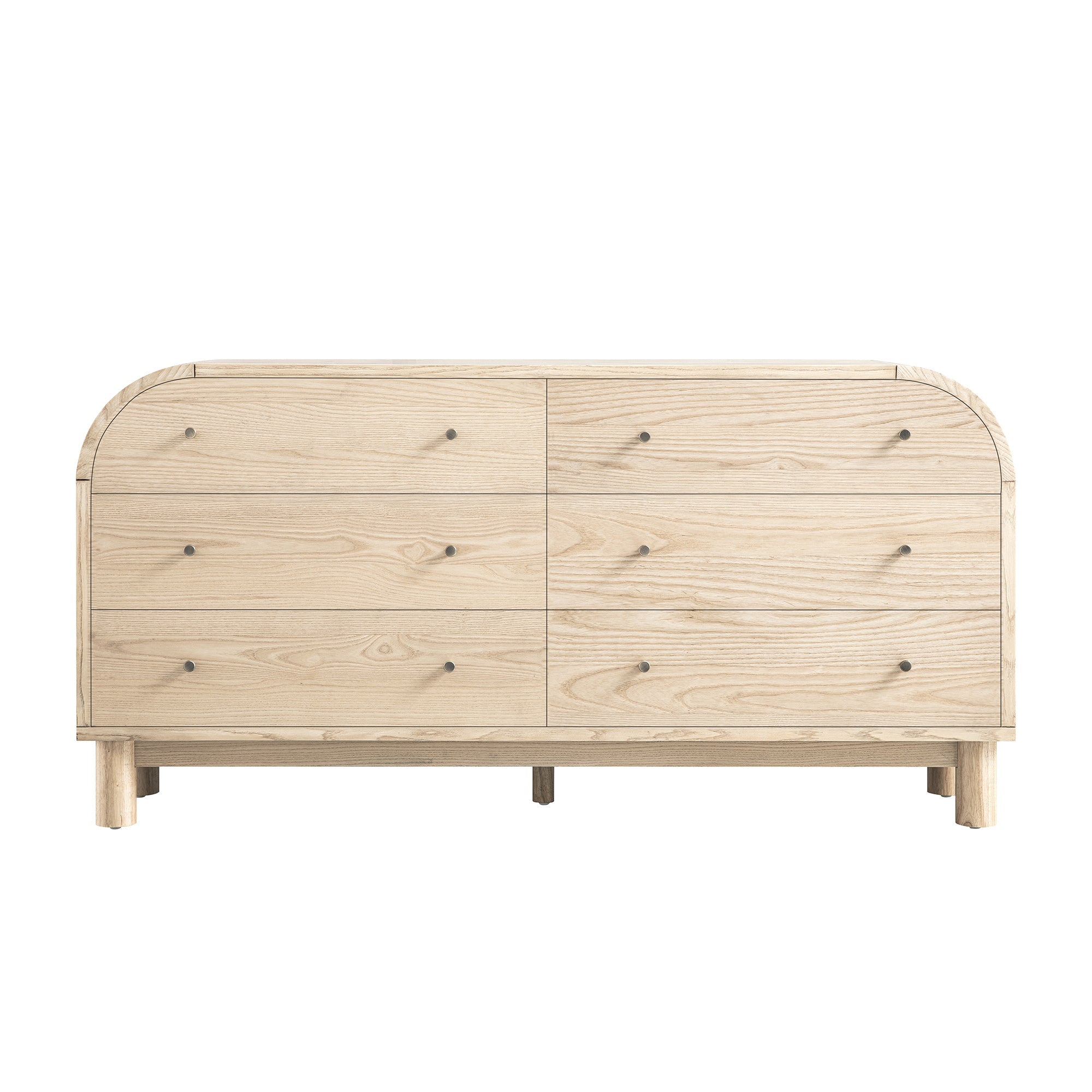 Maude Chest of 6 Drawers, Natural Ash