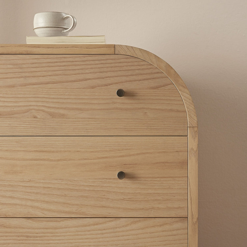 Maude Chest of 6 Drawers, Natural Ash