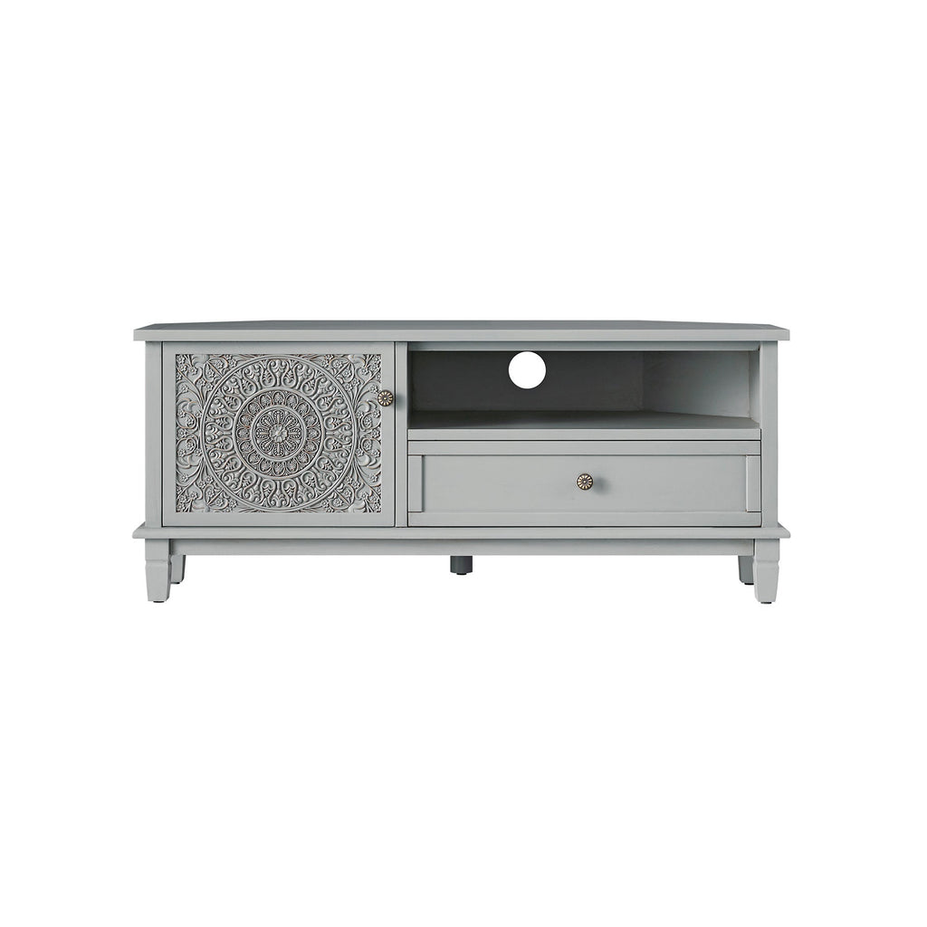 Chantilly Mid Grey Corner TV Unit
