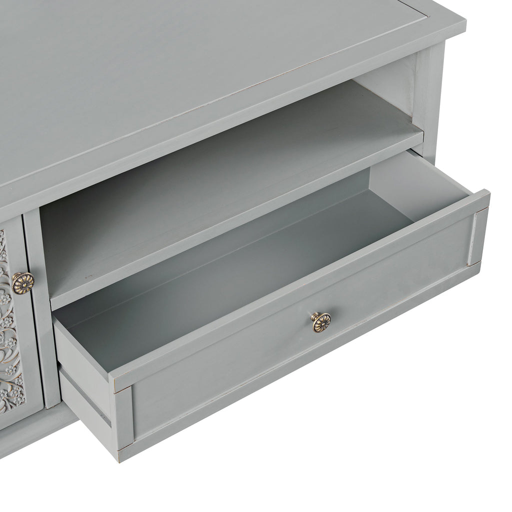 Chantilly Mid Grey Corner TV Unit