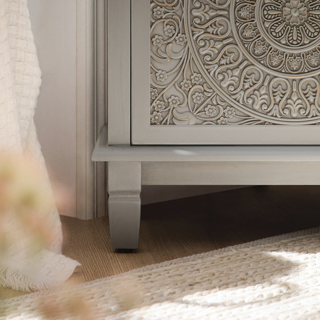 Chantilly Mid Grey Corner TV Unit