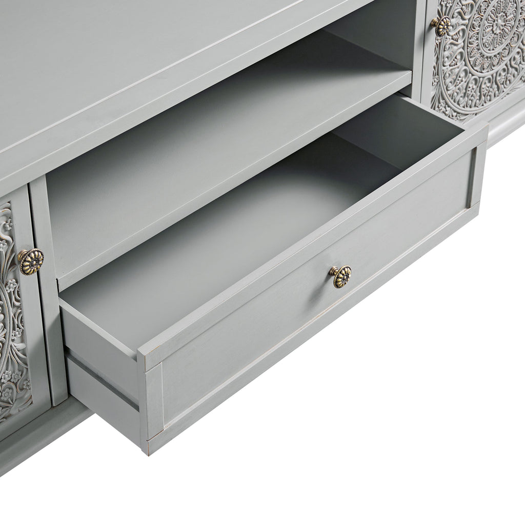 Chantilly Mid Grey 150cm Wide TV Unit