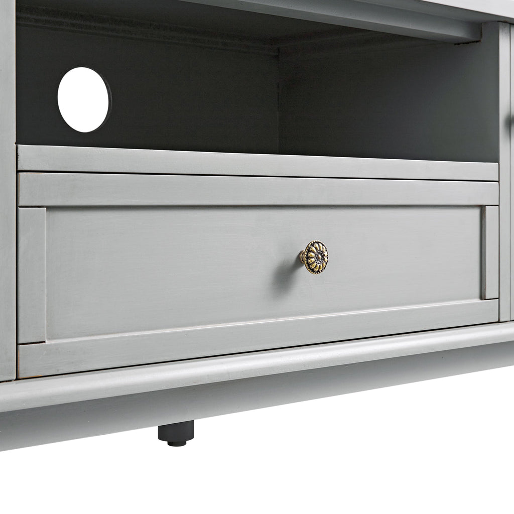 Chantilly Mid Grey 150cm Wide TV Unit