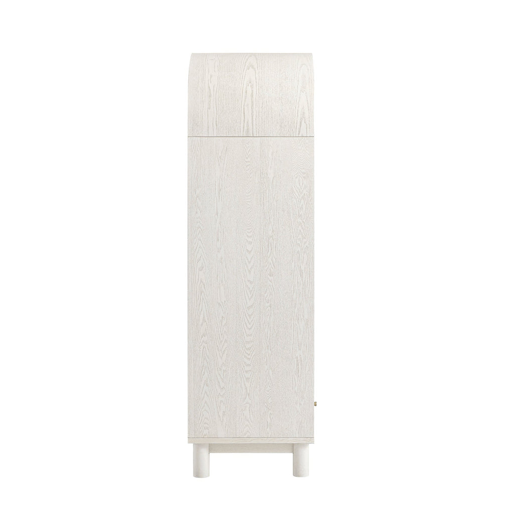 Maude Double Wardrobe, Washed White Ash