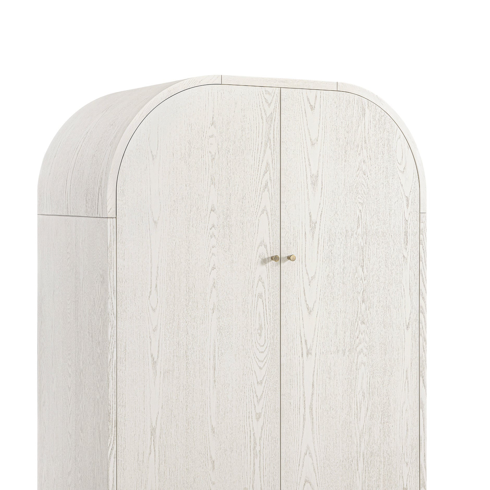 Maude Double Wardrobe, Washed White Ash