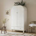 Maude Double Wardrobe, Washed White Ash