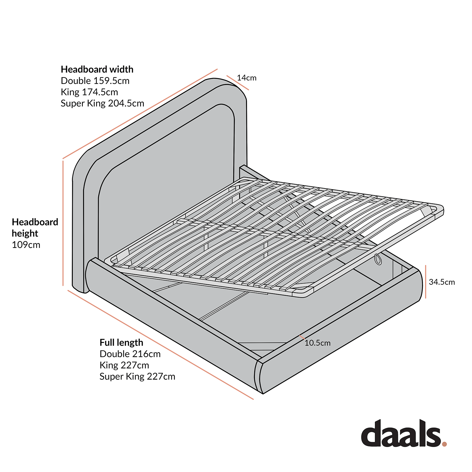 Luella Upholstered Wooden Plinth Base Storage Bed, Teal Velvet
